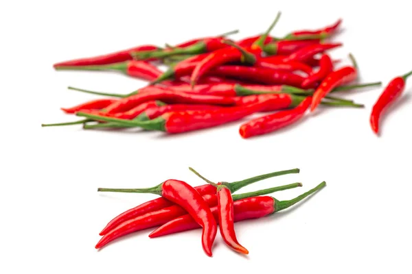 Peperoncino rosso isolato su fondo bianco — Foto Stock