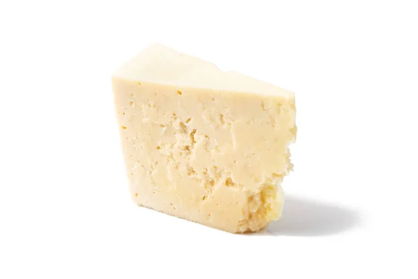 Italský Sýr Provolone Izolované Bílém Pozadí — Stock fotografie