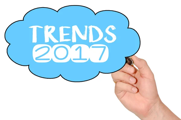 Trendy 2017 ručně psaných qoute — Stock fotografie