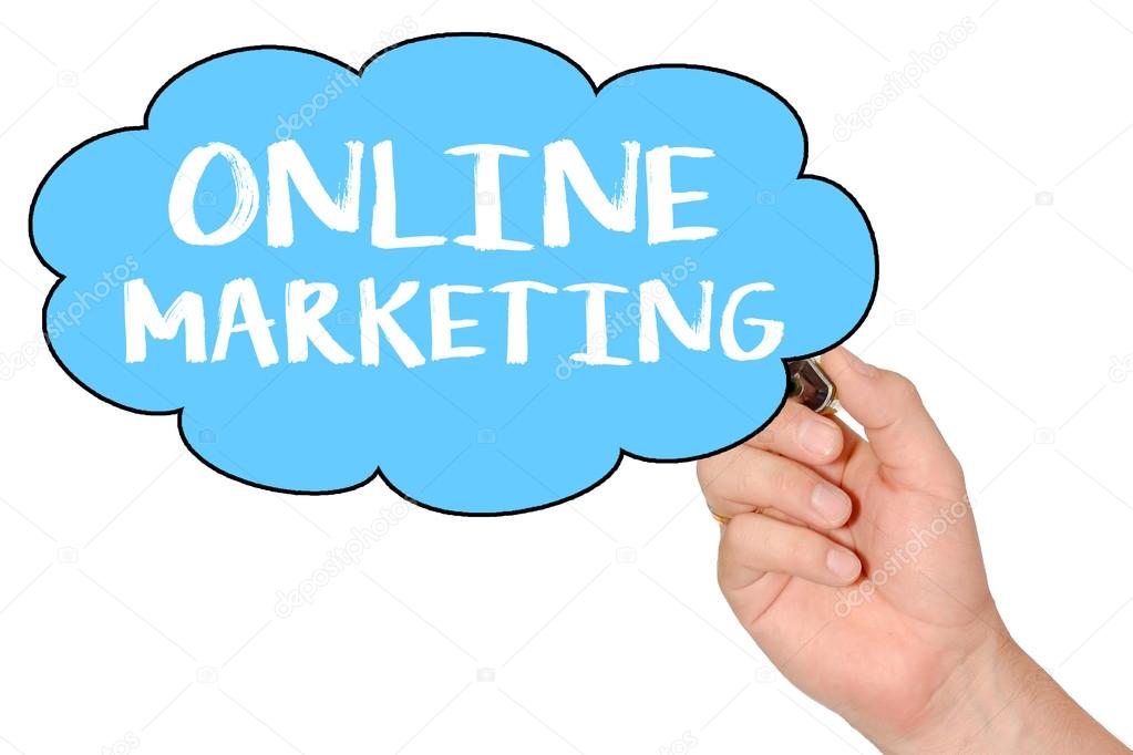 Online marketing hand written qoute
