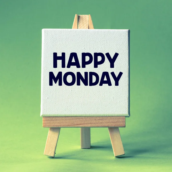 Happy monday inscription — Stock Photo, Image