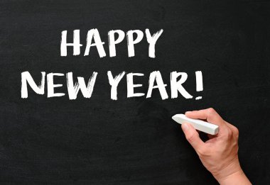 insan eli yazma yazı tahtası üzerinde