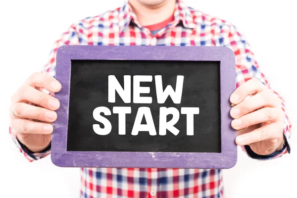 New start banner — Stock Photo, Image