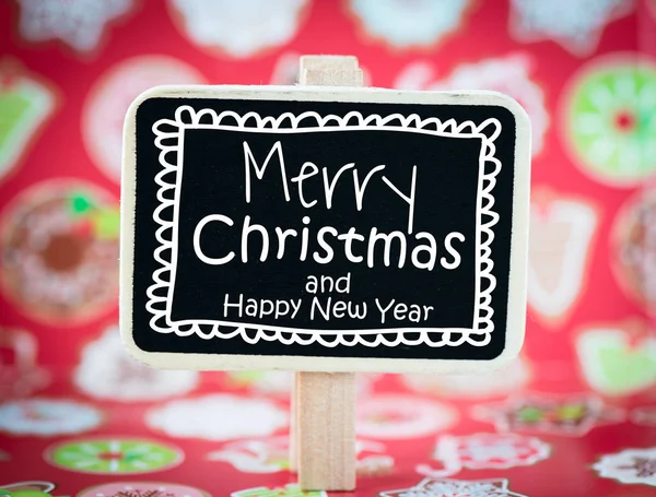 Merry Christmas greeting template — Stock Photo, Image