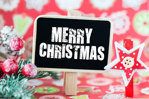 Merry Christmas greeting sjabloon — Stockfoto