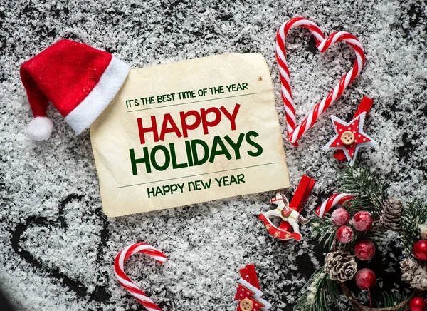 Happy holidays template — Stock Photo, Image