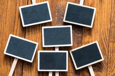 küçük boş karatahtalar