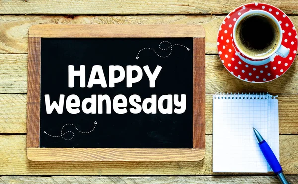 Happy Wednesday inscription — Stock Photo, Image