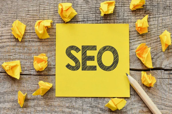 Notas sobre SEO — Fotografia de Stock