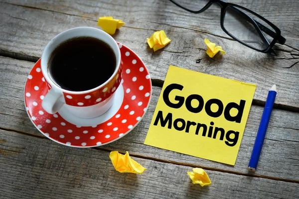 Message good morning — Stock Photo, Image