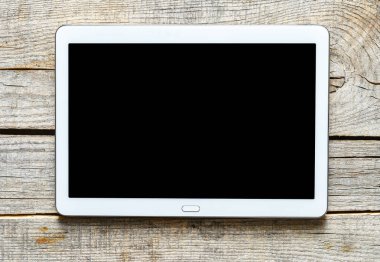 Tablet boş ekran reklam görüntülemek için