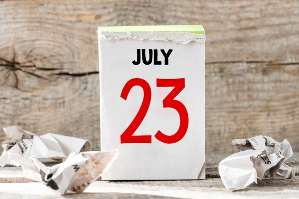 23 of July calendar