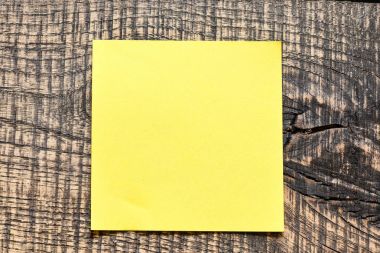 boş etiket üzerinde tablo Üstten Görünüm 