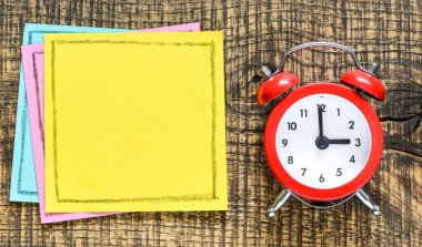 boş etiket üzerinde tablo Üstten Görünüm 