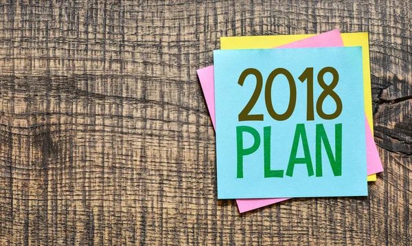 Planner voor 2018 Nieuwjaar — Stockfoto