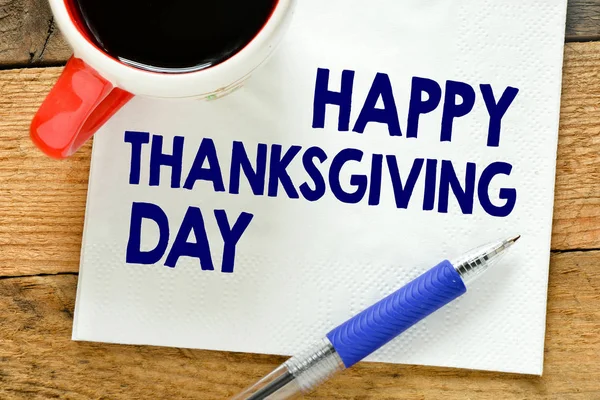 Happy thanksgiving day — Stock Photo, Image