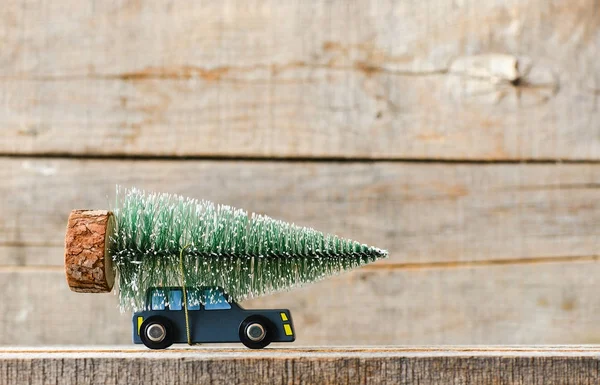 Auto Vánoční Stromeček — Stock fotografie