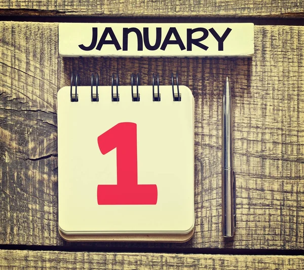 17 januari op kalender — Stockfoto