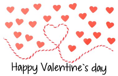 Ahşap arka planda kırmızı kalpler