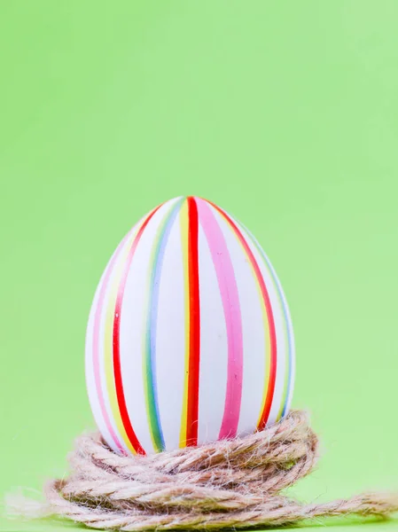 Huevo Pascua Colorido Nido —  Fotos de Stock