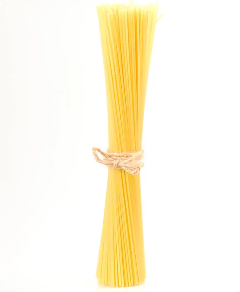 Italian Raw Pasta Isolated White Background — Stock Photo, Image