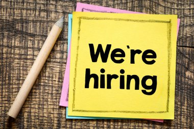 Sarı kağıt Not Metin işe vardır