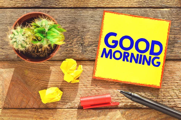 Good Morning Word Concept — Stock Photo, Image