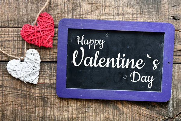 Das Textkonzept Von Happy Valentine — Stockfoto
