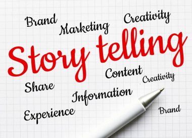 Not defterine kazınmış hikaye anlatma metni.