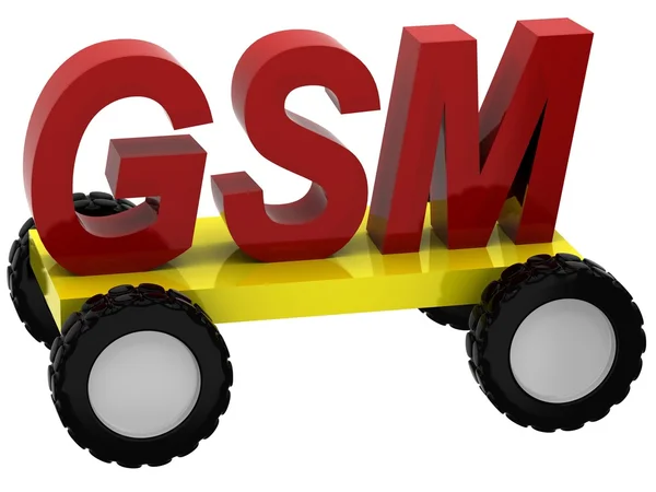 Symboles 3d GSM — Photo