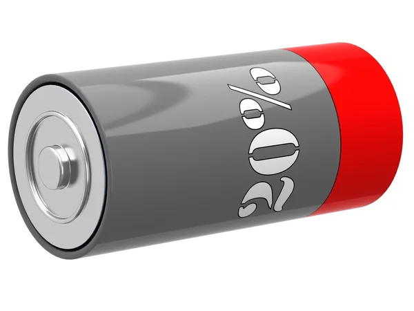 3D Illustration der Batterie — Stockfoto