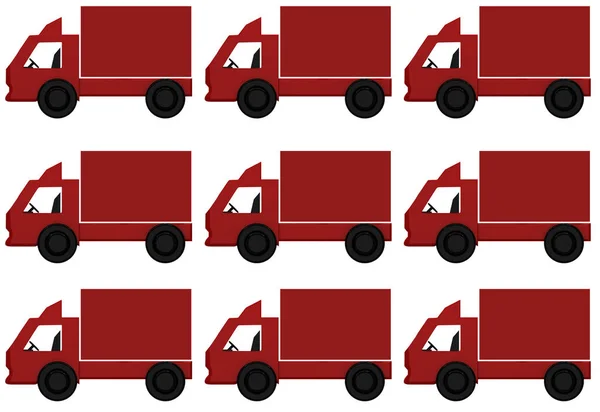 Background with delivery trucks — Stock Photo, Image