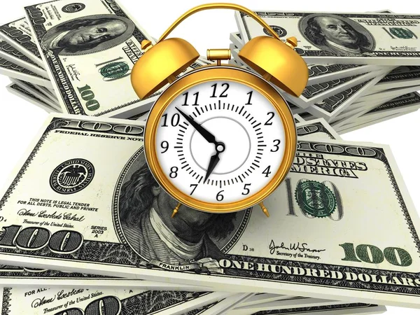 3D Business concept "time is money" — Stock Photo, Image