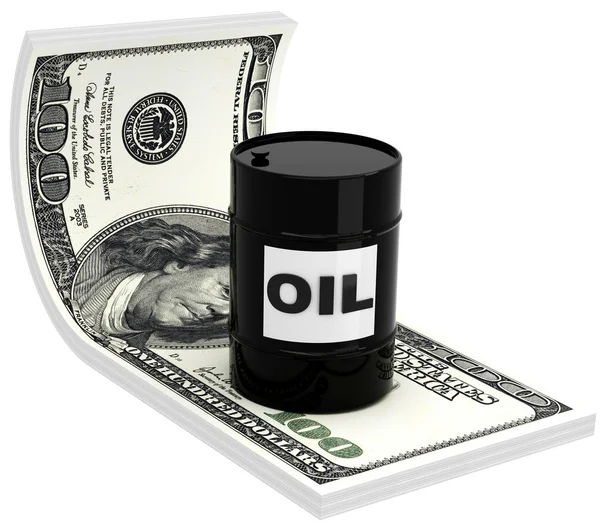 3D barelů ropy — Stock fotografie