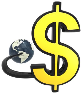 3B borular için dolar işareti iliştirilmiş