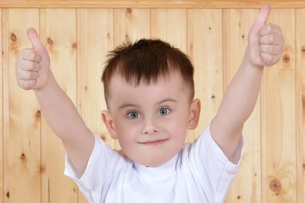 Netter Kleiner Junge Lächelt — Stockfoto