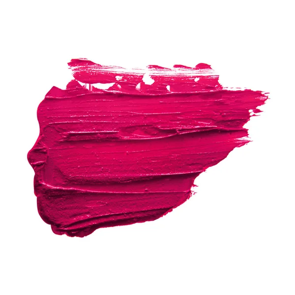 Różowa szminka rozmazywanie — Zdjęcie stockowe