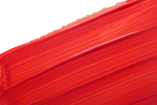 Borrão de batom vermelho — Fotografia de Stock