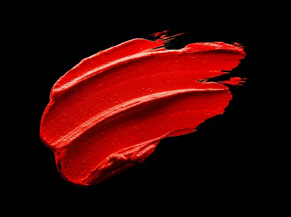 Red lipstick smudge — Stock Photo, Image