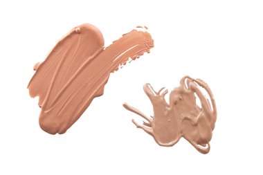 lekeli sıvı temel üzerinde beyaz izole