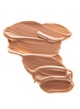 lekeli sıvı temel üzerinde beyaz izole