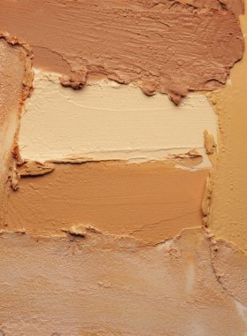 Makyaj mat gizleyici temel bb-cream toz krem krem beyaz izole arkaplan