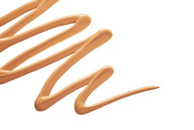 Temelde lekelenmiş beyaz izole arkaplan