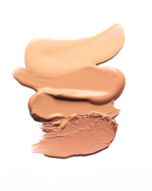 Temelde lekelenmiş beyaz izole arkaplan