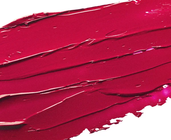 Rossetto Vite Colore Rosso Scuro Macchia Texture Campione Sfondo — Foto Stock