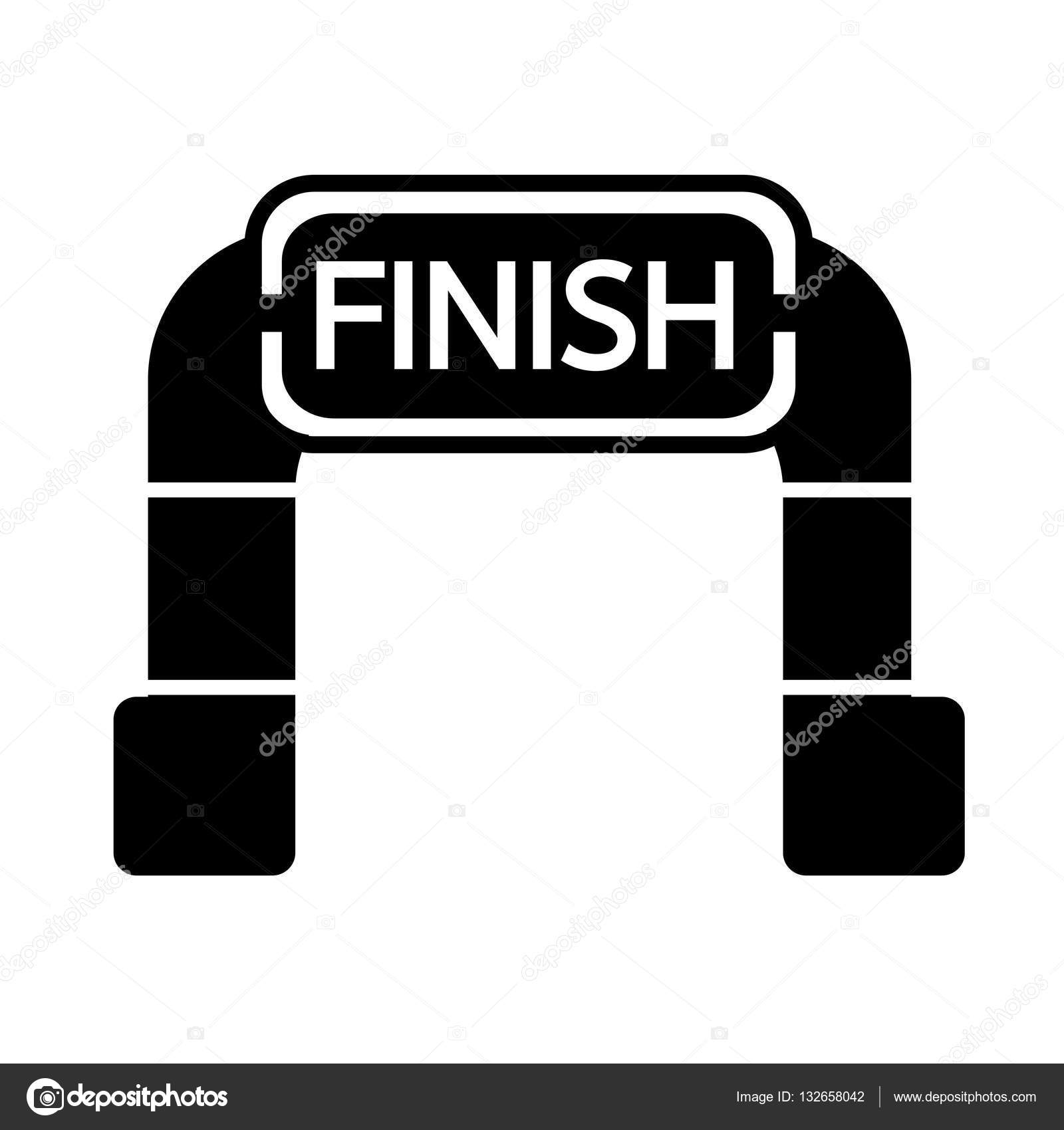 Finish line icon Stock Vector by ©porjai 132658042