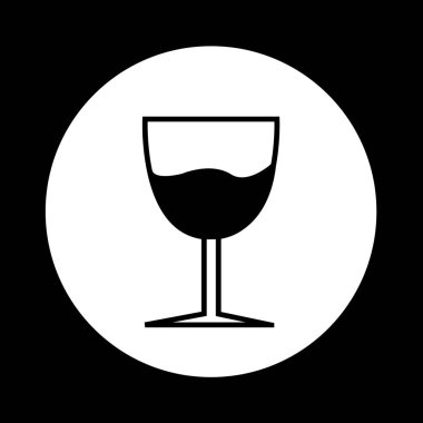 şarap kadehi simgesi