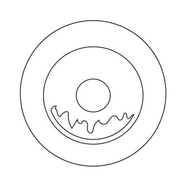 halka plaka simgesi üzerinde