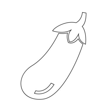 Organik patlıcan simgesi