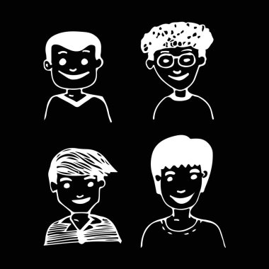 çocuklar yüz simgesi